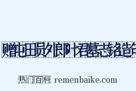 赠屯田员外郎叶君墓志铭造句是什么意思的图片